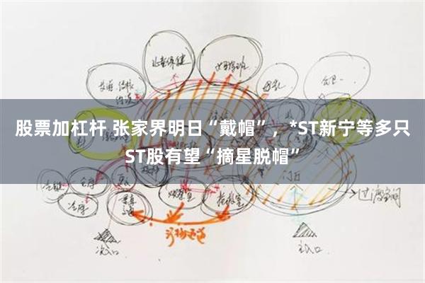 股票加杠杆 张家界明日“戴帽”，*ST新宁等多只ST股有望“摘星脱帽”