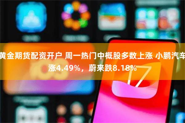 黄金期货配资开户 周一热门中概股多数上涨 小鹏汽车涨4.49%，蔚来跌8.18%