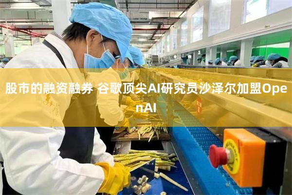 股市的融资融券 谷歌顶尖AI研究员沙泽尔加盟OpenAI
