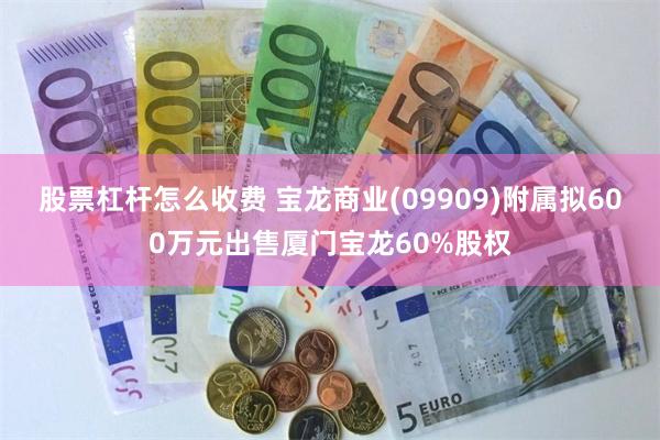 股票杠杆怎么收费 宝龙商业(09909)附属拟600万元出售厦门宝龙60%股权