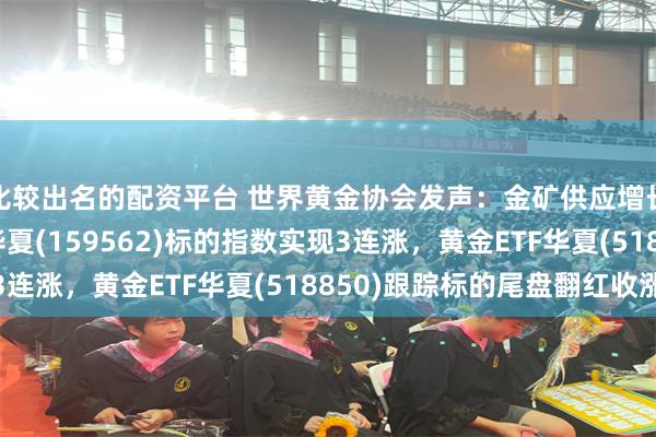 比较出名的配资平台 世界黄金协会发声:金矿供应增长缓慢,黄金股ETF华夏(159562)标的指数实现3连涨,黄金ETF华夏(518850)跟踪标的尾盘翻红收涨