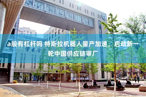 a股有杠杆吗 特斯拉机器人量产加速，启动新一轮中国供应链审厂