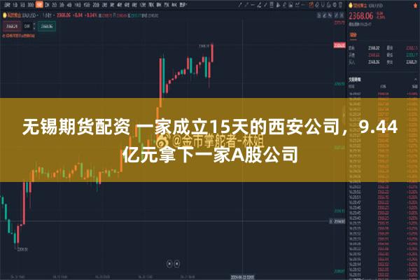 无锡期货配资 一家成立15天的西安公司，9.44亿元拿下一家A股公司
